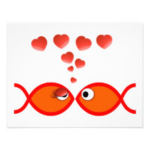 Valentine chrétien v2 orange faire-parts