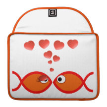 Valentine chrétien v2 orange poche pour macbook pro