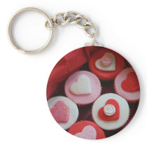 Valentine Cupcakes Key Chains