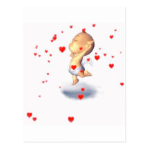 Valentine Cupid Post Card