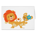Valentine dansant la carte de voeux de couples de  cartes