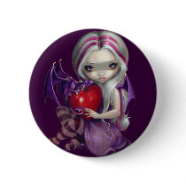 "Valentine Dragon" Button