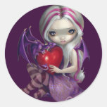 "Valentine Dragon" Sticker stickers