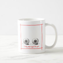 Valentine eyes mug