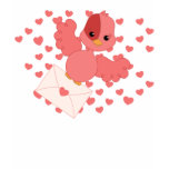 Valentine Flutter Bird t-shirts
