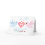 Valentine Flying Love Birds cards