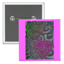 valentine foil pins