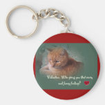 Valentine From the Cat Key Chain