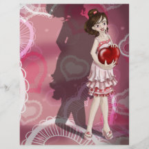 Valentine Girl Full Color Flyer