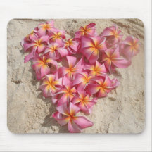 Valentine hawaïen tapis de souris