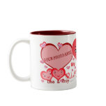 Valentine Heart Custom Photo Template Mug