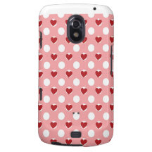 Valentine Heart Polka Dots Samsung Galaxy Nexus Covers