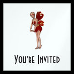 Valentine Hearts 3D Fairy -2 invitations