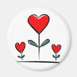 valentine hearts fridge magnets