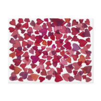 Valentine Hearts - Postcard