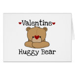 Valentine Huggy Bear T-shirts and Gifts Greeting Cards