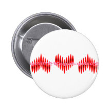Valentine Kayak Hearts Button
