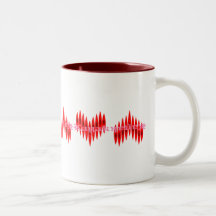 Valentine Kayak Hearts Coffee Mugs