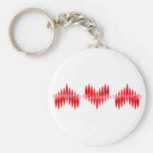 Valentine Kayak Hearts Key Chain