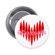 Valentine Kayak Hearts Pins