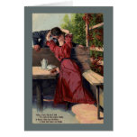 Valentine Kiss Vintage Card
