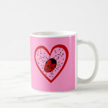 Valentine Ladybug Mugs
