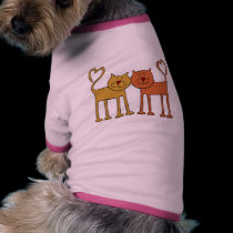 Valentine Love Kitties pet clothing