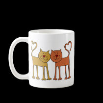 Valentine Love Kitties mugs