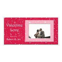 Valentine Love photocard Custom Photo Card
