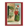 Valentine Mail Vintage Heart Art Post Card
