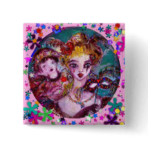 VALENTINE MASQUERADE MASKS ,CONFETTI,pink purple