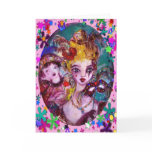 VALENTINE MASQUERADE MASKS ,CONFETTI,pink purple cards