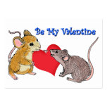 Valentine Mice Cards to Hand Out for Kids