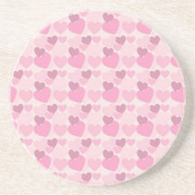 Valentine Patterns Drink Coaster