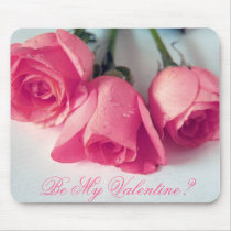 Valentine Pink Mouse Mat