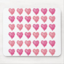 Valentine Quilt of Hearts Mousepad