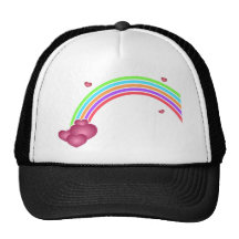 Valentine Rainbow Hats