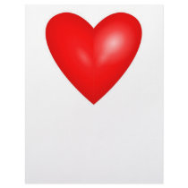 Valentine Red Heart Customized Letterhead