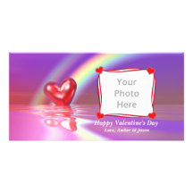 Valentine Reflections Photo Greeting Card