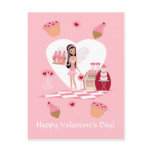 Valentine’s Day Faery Sweets Shoppe Postcard