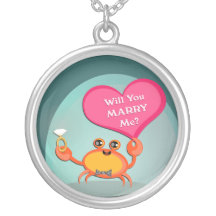 Valentine`s Day Proposal Engagement  Necklace