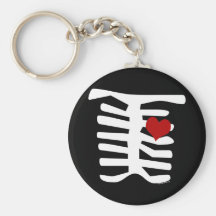Valentine Skeleton Keychain