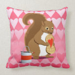 Valentine squirrels 2 pillows