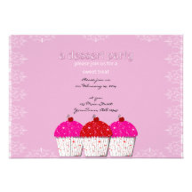 Valentine Sweet Cupcake Invitation