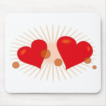 valentine tapis de souris