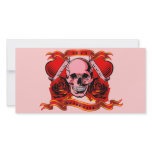 Valentine Tattoo Skull Hearts photo cards