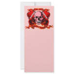 Valentine Tattoo Skull Hearts rack cards