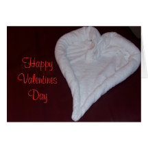 Valentine Towel Card