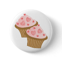 Valentine Two Cakes Buttons