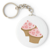 Valentine Two Cakes Key Chain
